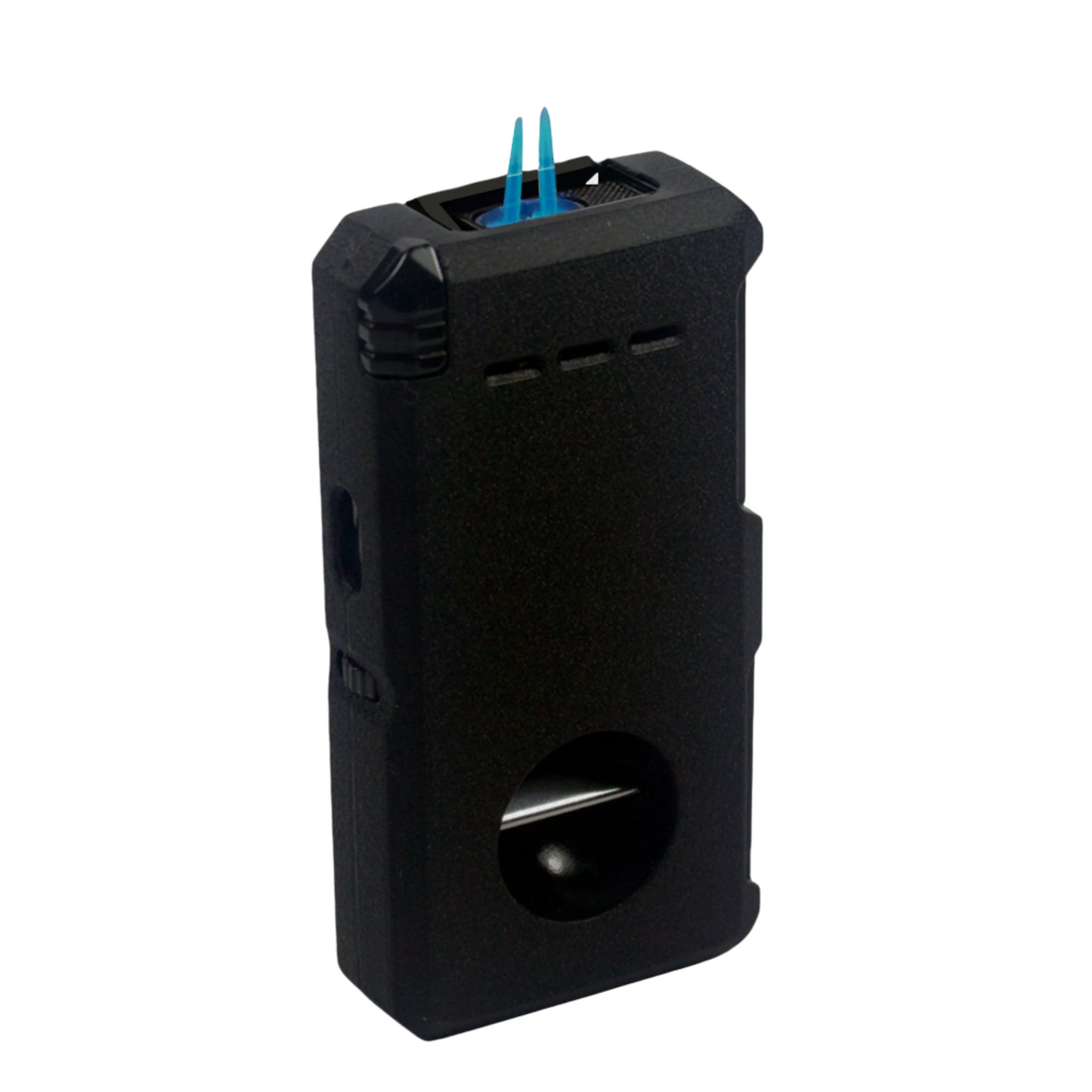 M0429_Orpheus_Double Flame Premium Cigar Torch Lighter_Black_Flame