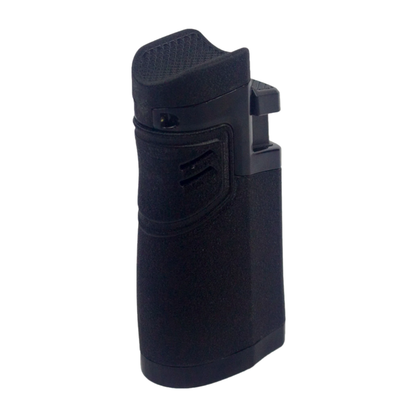 Apollo Quadruple Flame Premium Cigar Lighter with punch - Black