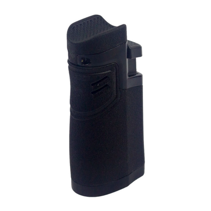 Apollo Quadruple Flame Premium Cigar Lighter with punch - Black