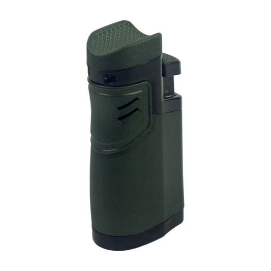 Apollo Quadruple Flame Premium Cigar Lighter with punch - Moss