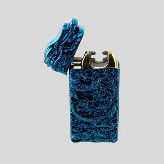 Ever Tech - Freya - Dragon Double Arc Plasma Electric Lighter - Blue