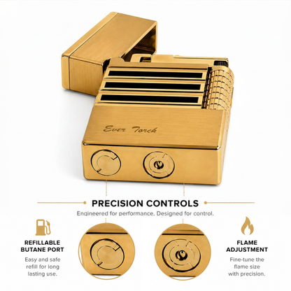 The Ever Torch | Original Patented Dual Flame Premium Cigar Lighter